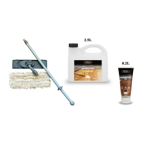 Kit Saving: DC051 Clean oiled floor natural, dark & black (E7 MA, V), starter  (DC)